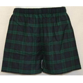 Boxer Short Flannel Green Navy